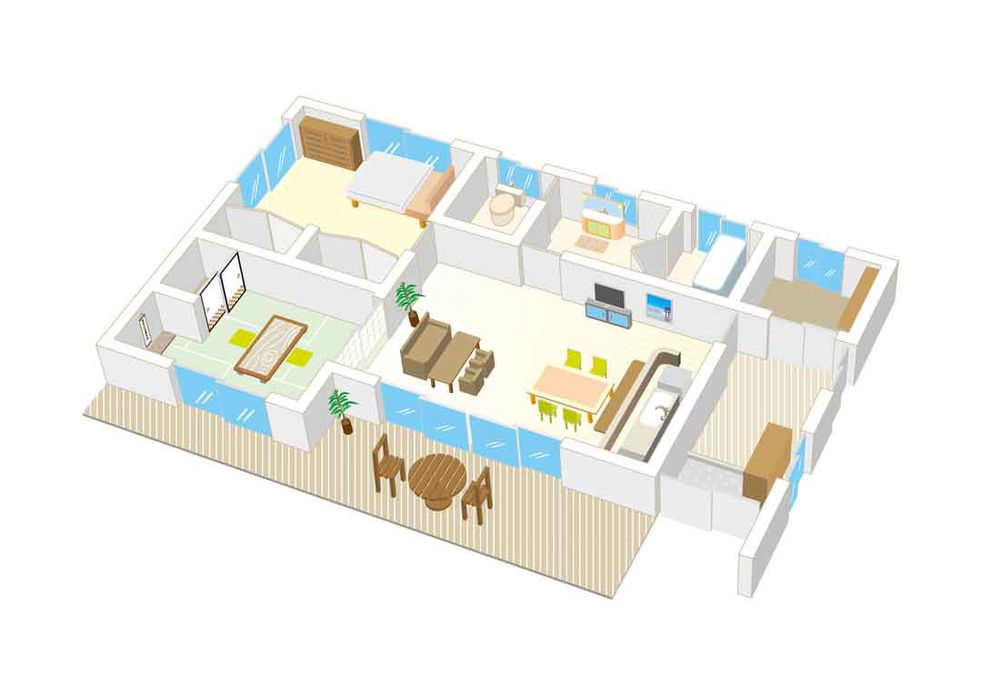 間取り図（間取りの自由度）
